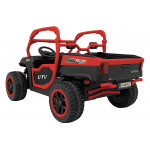 Elektrické autíčko Farmer Truck UTV Racing 4x75w červené
